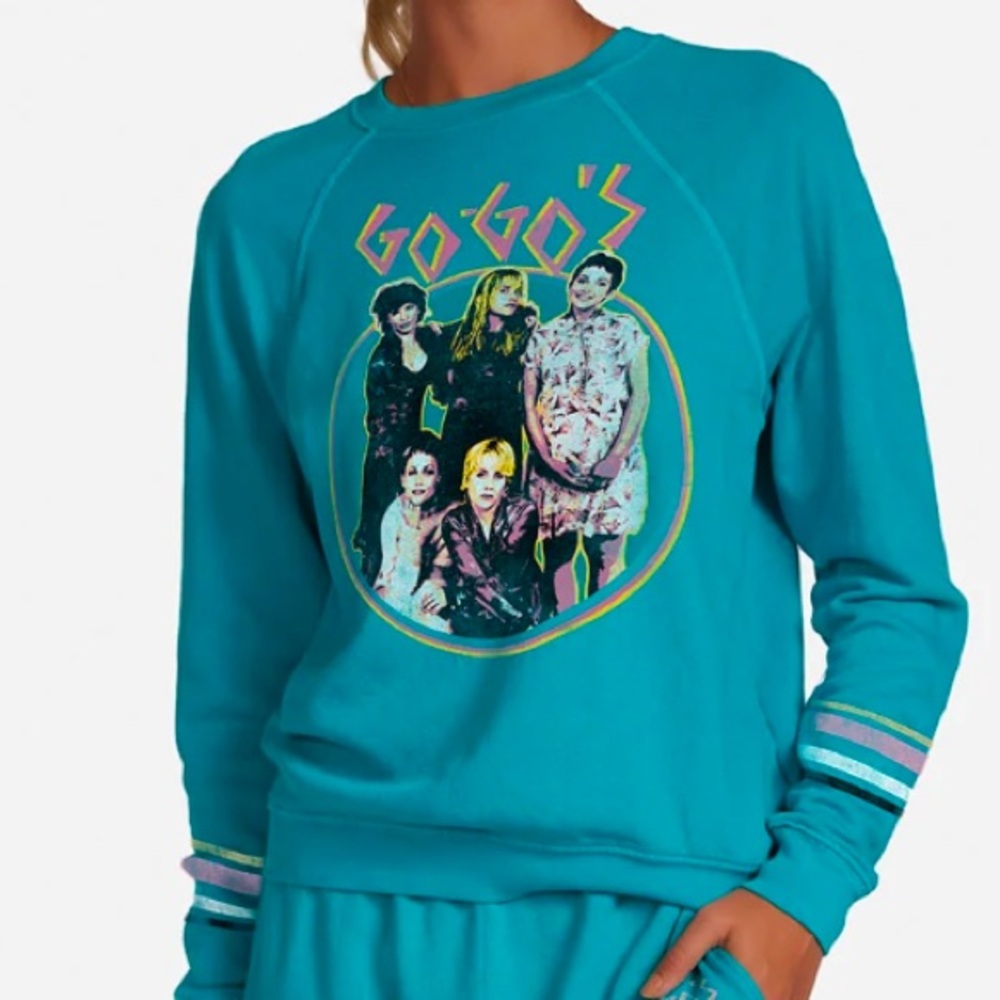 NEW LAUREN MOSHI ANELA VINTAGE GO-GO'S PULLOVER
